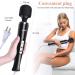 YEVIOR Handheld Wand Massager with 10 Pulse Settings - Personal Body Therapy for Sports Recovery, Muscle Aches & Pain Relief (Black) - Buy Online on GoSupps.com