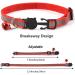Maiyaduo Adjustable Cat Neck Band with Bell Reflective Fluorescent & Quick Lock Safety Buckle for Domestic Cats - Buy Online on GoSupps.com