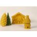 Natural Beeswax Pine Cone Candle | Handmade & Pure | 10cm | Eco-Friendly Decor by ECOWOODDECOR - Buy Online on GoSupps.com