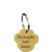 Hog Brand Stainless Steel Paw Shape Engraved Pet ID Tag | Dog Cat Puppy | 3 Sizes 6 Colors - Yellow Gold - Buy Online on GoSupps.com