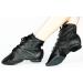 Men's Soft Leather Jazz Dance Shoes - Size 10.5, Black - Buy Online on GoSupps.com