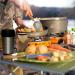 Jetboil Jetset Stowable Camping Utensil Set - Grey/Orange | Lightweight & Compact - Buy Online on GoSupps.com