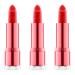 Catrice Wild Hibiscus Glow Lip Balm No. 010 red moisturizing nourishing color adapting natural shiny vegan without alcohol without parabens without microplastic particles 3 -pack (3x3.5g) 010 Hawaiian Blossom Glow