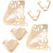 SHERCHPRY Heel Protector - 6 Pairs High Heel Toe Protection & Metal Decor for Shoe Repair | International Shipping Available - Buy Online on GoSupps.com