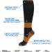 MELERIO Copper Compression Socks for Edema & Varicose Veins | 4 Pairs L-XL for Men & Women - Ideal for Travel - Buy Online on GoSupps.com