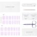Danni & Toni 28 Semi Cured Gel Nail Polish Strips - Pearlescent Purple | Salon-Quality Manicure Stickers Set - Buy Online on GoSupps.com