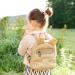Childhome Children's Backpack - Water-Repellent 2 Compartments Removable Safety Buckle Ideal for School & Kindergarten - Beige - Buy Online on GoSupps.com