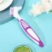 2pcs Double Bristle Head Denture Cleaning Brush Set - Portable Ergonomic Toothbrush for Denture Care and Retainer Cleaning - Buy Online on GoSupps.com
