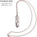 1pc Wire Fashion Stone Sweater Neck Miss Color for of Life Hexagonal Chic Pendant 23x1.7x1.5cm White - Buy Online on GoSupps.com