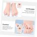 INOOMP 2 Pairs Men's Toe Splitter Tools: Thumb Splint, Bunion Toe Separators, Valgus Correction, Spacer - Breathable Sebs Nylon - 3.6x3.5cm - Buy Online on GoSupps.com