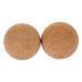 Hapinary neck massage device 2st yogall cork foot massage ball manual e lacrosse ball muscle roller yoga balls pressure point ball wood back roller cork ball multi-purpose fitness