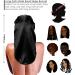 2 Pcs Long Silky Satin Sleep Bonnet Set for Curly Hair, Dreadlocks & Braids - Black+Wine Red - Buy Online on GoSupps.com