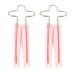 PRETYZOOM Lot de 2 Pinces Nez en Silicone Rose pour Adulte Correcteur de Nez Confortable et Indolore Appareil pour Affiner et Remodeler Outil de Beaut pour Usage Quotidien et Sommeil