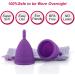 Buy M Muncaso Period Menstrual Cup - Soft & Flexible Reusable Medical Silicone Cup (L Pack of 2) - Eco-Friendly Menstruation Solution - Buy Online on GoSupps.com