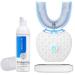 Ultrasonic Automatic Toothbrush AutoToothbrush for Adult 360 Auto Toothbrush Electric Teeth whitening Brush 360 Sonic Toothbrush for Adult with Timer & Wireless Charging (White)