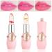2Pcs Clear Crystal Flower Jelly Lipstick PH Magic Temperature Color Changing Lipstick Lip Gloss Long Wear Nutritious Tinted Lip Balm Moisturizing Lip Stick Makeup Set (Set B)