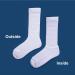 Panfurco Diabetic Socks for Men & Women - 3-Pack, Soft Cotton Anti-Sweat, No Binding, White 10-13 - Buy Online on GoSupps.com