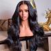 28 Bele 13x6 HD Lace Front Wig 180% Density Body Wave Brazilian Virgin Human Hair - Natural Color Pre Plucked with Baby Hair - Buy Online on GoSupps.com