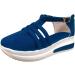 GETBEE Platform Wedge Sandals: Women's Casual Summer Ankle Buckle Shoes - Buy Online on GoSupps.com