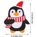  Rosixehird Rosixehird 50 Pcs Christmas Lollipop Paper Cards Christmas Decorations Santa Penguin Christmas Lollipop Christmas Decoration Packaging - Buy Online on GoSupps.com