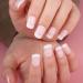Blindery French Square Press on Nails - Pink Glossy Glitter - 24PCS - Buy Online on GoSupps.com