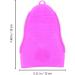 KALLORY Silicone Cleaning Gloves & Exfoliator Brush - Soft Face Cleansing Tools for Home Skin Care (Purple - Buy Online on GoSupps.com