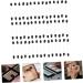 Housoutil 100pcs Eye Shadow Stick Eyeshadow Stick Disposable Makeup Girl Makeup Tools Makeup Stick Woman 7.5x0.5cm Black - Buy Online on GoSupps.com
