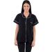 USBD Post Mastectomy Surgery Recovery Shirt - Lapel Collar Camisole with Drain Pockets (Large, Black) - Buy Online on GoSupps.com