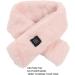 SPYMINNPOO Electric Heated Scarf - Soft Plush Neck Wrap with 3 Heating Levels | Washable & Perfect for Winter Outdoor Activities - Pink - Buy Online on GoSupps.com