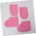 MAGICLULU 6 Pairs Gloves for Nail Paraffin Bath Liners Wax Bath Gloves Hand Moisturizer Gloves Paraffin Wax Refill Feet Cover Bags Spa Gloves Wax Booties Mittens Work Pink Boots - Buy Online on GoSupps.com