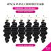 Ocean Wave Crochet Hair 14 Inch 6 Packs - Deep Wave Crochet Braids for Black Women - Synthetic Braiding Hair Extensions (1B) - Buy Online on GoSupps.com