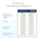 Bliss and Beyond USA Waterproof Eyebrow Tattoo Sticker - Long-Lasting Natural-Looking Solution for Bald Spots, Alopecia, Chemo - 2 Sheets (Natural Las Vegas) - Buy Online on GoSupps.com