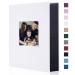 Miaikoe Photo Album 6x4 300 Pockets Slip in Large Capacity Album for Family Wedding Anniversary Linen Album Book Holds 300 Horizontal 10x15cm Photos(300 Pockets White) 300 Pockets White