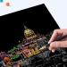 Rainbow Engraving Scratch Art Set for Kids & Adults - Fireworks, Big Ben, Tower Bridge & More - A4 Size with 8 Sheets and 4 Tools - Buy Online on GoSupps.com