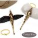 Brass Ear Spoon Mini Sampling Spoons Set with Keychain - Vintage Necklace Pendant for Women | goddessB - Buy Online on GoSupps.com