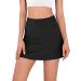ODODOS Women's Athletic Tennis Skorts with Pockets - Black Large - Buy Online on GoSupps.com