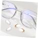 2 Pairs Glasses Nose Pads - Comfortable Nose Saddle Bridge Cushions for Eyewear | Transparent Zinc Alloy Sunglasses Frame Pads - Portable & Durable - Buy Online on GoSupps.com