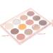 BIUDECO Palette Plate Powder Eyeshadow Eye Night Party Makeup Shadow Portable for Grids Women Club Bar 1 count (Pack of 1) As Shown - Buy Online on GoSupps.com