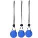Demeras Wrist Finger Massage Exerciser - Stress Relief Fitness Training Squeezing Balls with Bungee Cord | Blue 30 Degrees - Buy Online on GoSupps.com