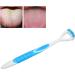 Verdant Touch Oral Care Tongue Scraper | Ergonomic Bad Breath Remover - Blue - Buy Online on GoSupps.com