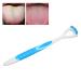 Ergonomic Tongue Scraper & Brush for Fresh Breath | Best Mouth Care Tool to Remove Plaque (Blue) - Buy Online on GoSupps.com