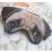 Cute Animal Sleep Mask for Kids & Adults - Soft Plush Dog Design - Perfect for Travel, Yoga, and Naps - Buy Online on GoSupps.com
