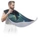 Big Whale Beard Bib Apron Beard Hair Catcher for Men Shaving Fathers Day Anniversary Christmas Gifts for Dad Husband Beard Bib with 2 Suction Cups