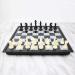 Children 's Thinking Strategy Board Game Chess for Beginners Black and White Chess Pieces for Games Magnetic Foldable Portable Chess Set - Buy Online on GoSupps.com