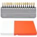 16 Colors Teeth Whitening Shade Guide Porcelain Tooth Bleaching Shade Chart Dental Equipment for Professional or Household Oral Care