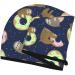 Hair Towel Wrap - Quick Drying Button Turban for Easy Use | Sloth with Donuts Design - Buy Online on GoSupps.com