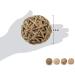 Niteangel Natural Chew Activity Toys for Small Animals - 4 Fun Hay Grass Pet Balls for Chinchilla, Guinea Pig, Rabbit, Hamster, Gerbil, Degu, and More - Buy Online on GoSupps.com