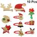 Frcolor 10 Pieces Christmas Hair Clips for Girls & Toddlers - Cute Hair Accessories for Kids | International Shipping Available - Buy Online on GoSupps.com