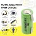 Buy 2x Exell 2/3AA NiMH 700mAh Rechargeable Batteries - Perfect for Capacitors Shearing Devices Miner Lamps & Helmet Lights - International Shipping Available - Buy Online on GoSupps.com