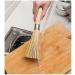 2PCS Natural Bamboo Wok Brushes Kitchen Cleaning Brush Pan Brush Grill Scrubbing Cleaning Brush - Buy Online on GoSupps.com